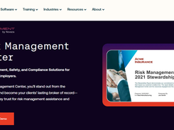 Novara Risk Management Center Screenshot 1