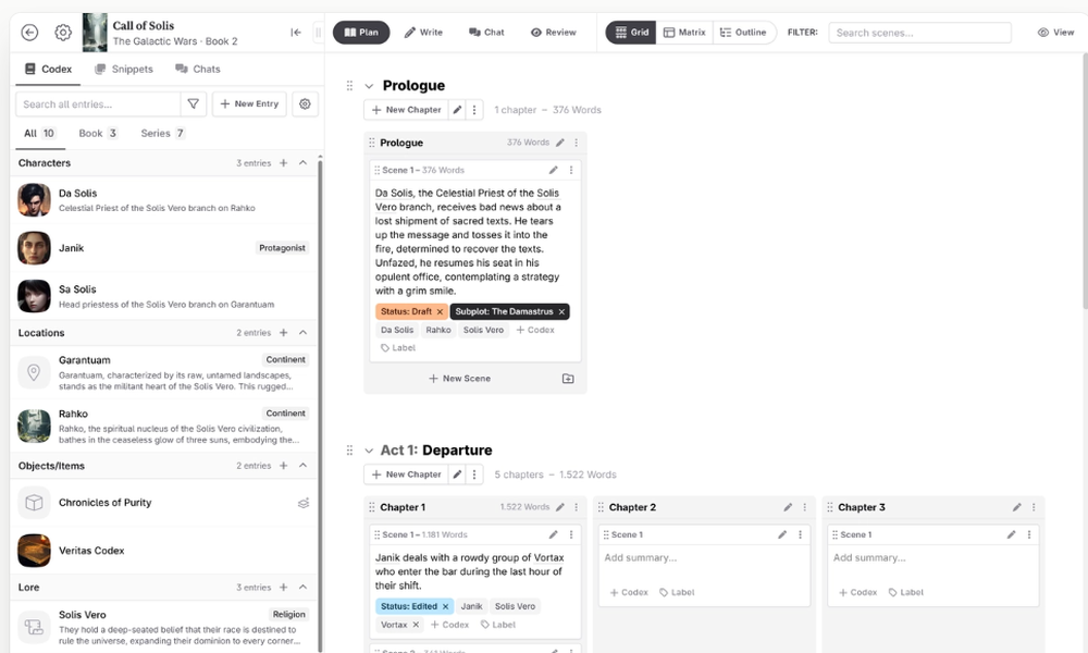 Novelcrafter Screenshot 1