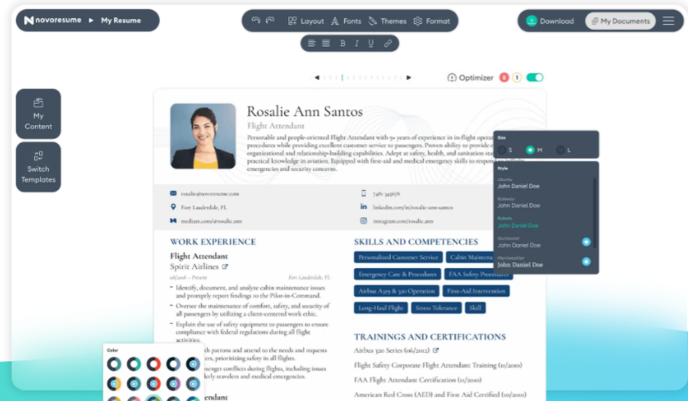 Novorésumé Screenshot 1