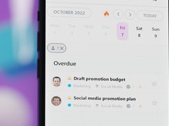 calendar feed in Nozbe