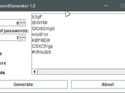 NPasswordGenerator Screenshot 1