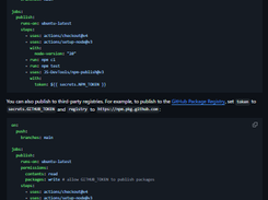 NPM Publish Screenshot 1