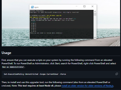 npm-windows-upgrade Screenshot 1