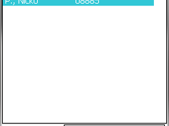 Contacts list