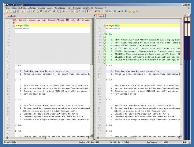 notepad++ compare files plugin install