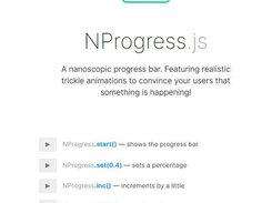 NProgress.js Screenshot 1