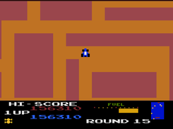 New Rally X for Atari 8-bit computers Screenshot 4