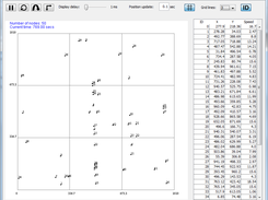 Simulation Window: Displays a simulation of the trace with a several options such as step-by-step, grid lines, position update, etc.