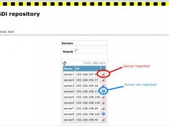 5 - NSDi API, Sigvi integration of NSDi, Servers detail