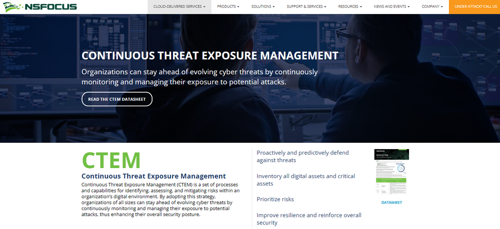 NSFOCUS CTEM Screenshot 1
