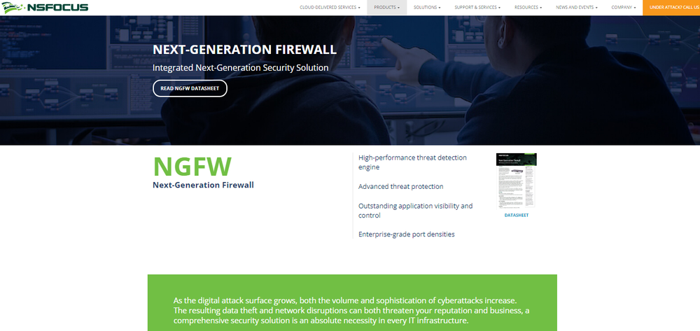 NSFOCUS NGFW Screenshot 1