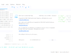NSIS Code window and about box
