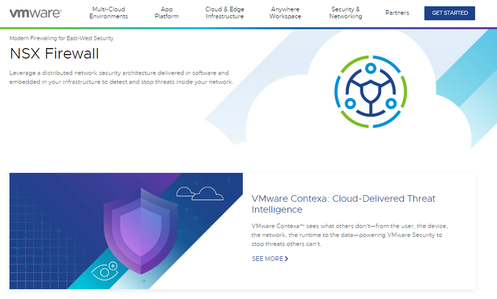 VMware vDefend Distributed Firewall Screenshot 1