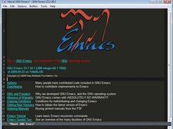 Screenshot of CVS Emacs 23.1.50.1 on Windows 7