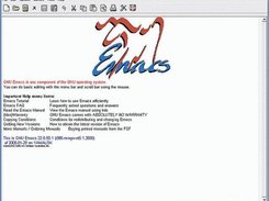 Startup preview of the latest Emacs on WinXP