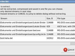 The utility allows to reveal, list, extract and delete ADS.