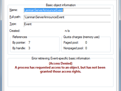 Object properties missing due to denied access