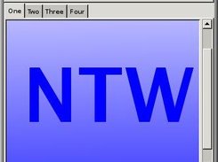 NTW image, notebook, scrollpane, and menubar