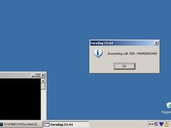 Incomming call pop-up