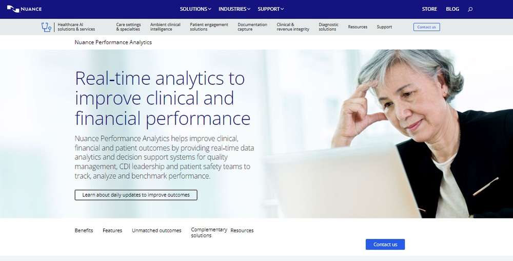 Nuance Performance Analytics Screenshot 1