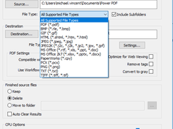 Screenshot of some lightweight document automation that can also be achieved with the Watched Folder and Sequence features.