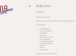 NUB.cmms Screenshot 1