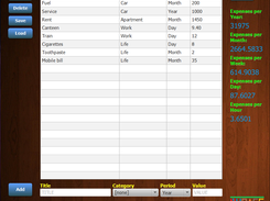 Nubage - Expenses Calculator Screenshot 1