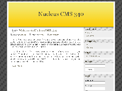 Nucleus CMS Homepage