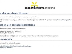 2. Installation - Erfolgreich beendet