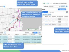 Single Screen AI Based Optimization, Route Planning and Dispatch