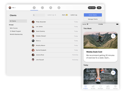 Manage your clients and deliver your programs in one place.