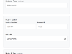 Create Invoice Reminder