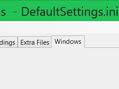 Open and Save Settings