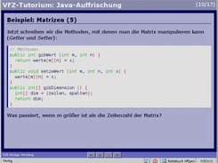 Lecturer's control panel using default stylesheet "night"