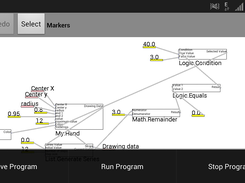 An Example of Graphical Code for the Clock Program