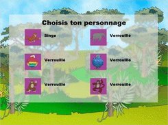 Character choice screen