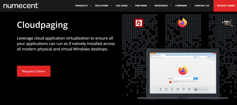 Numecent Cloudpaging Screenshot 1