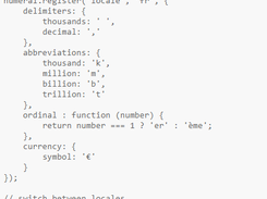 Numeral.js Screenshot 2