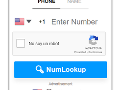 NumLookup Screenshot 1