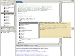 Autocompletion in action.
