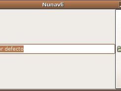 First project screen showing address bar and one button