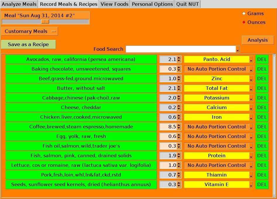 Nut Nutrition Software Download Sourceforge Net