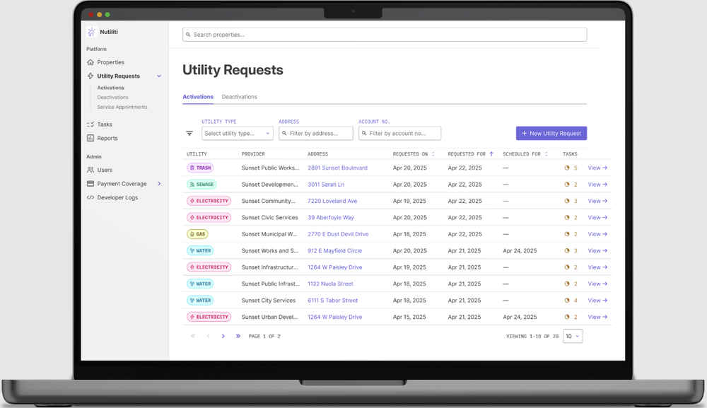 Nutiliti Screenshot 1