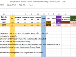 Weight Log Sheet