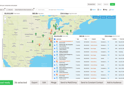 Lead map view