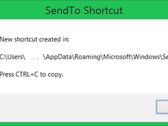 Double-click NuZip.exe to create shortcut