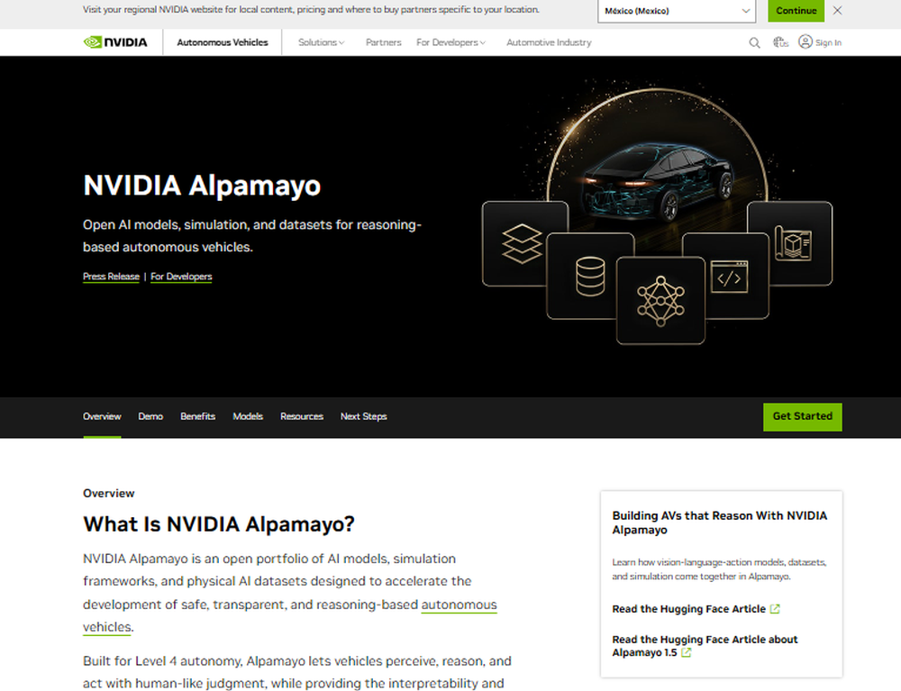 NVIDIA Alpamayo Screenshot 1
