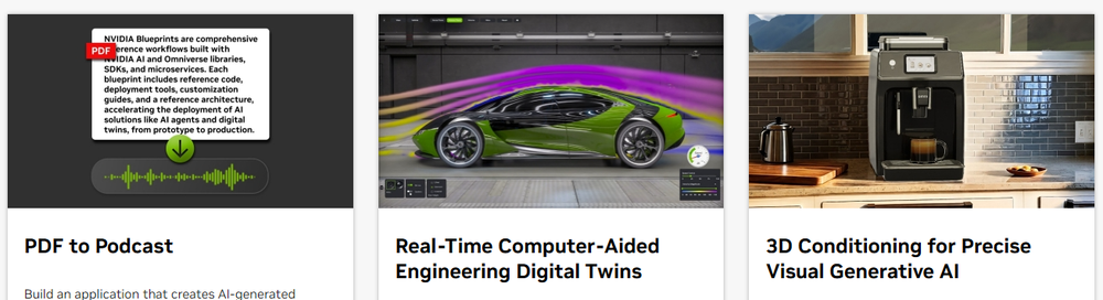 NVIDIA Blueprints Screenshot 1