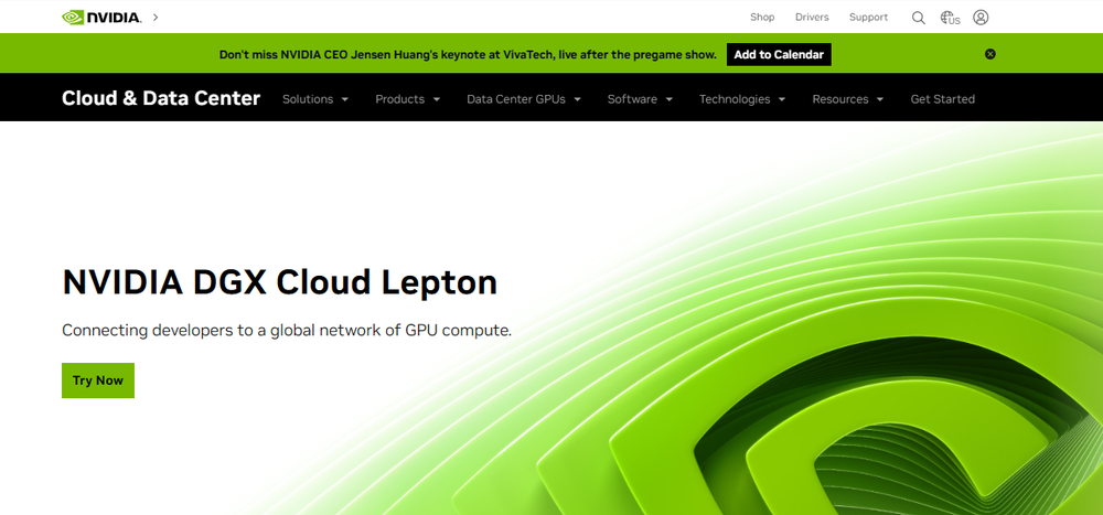 NVIDIA DGX Cloud Lepton Screenshot 1