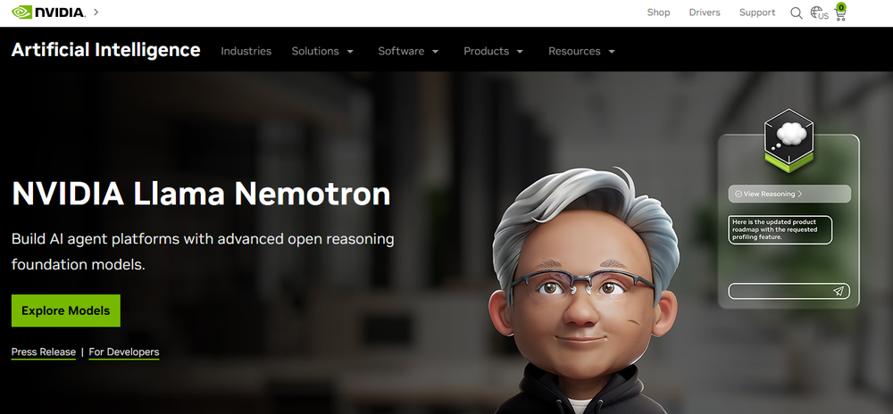 NVIDIA Llama Nemotron Screenshot 1